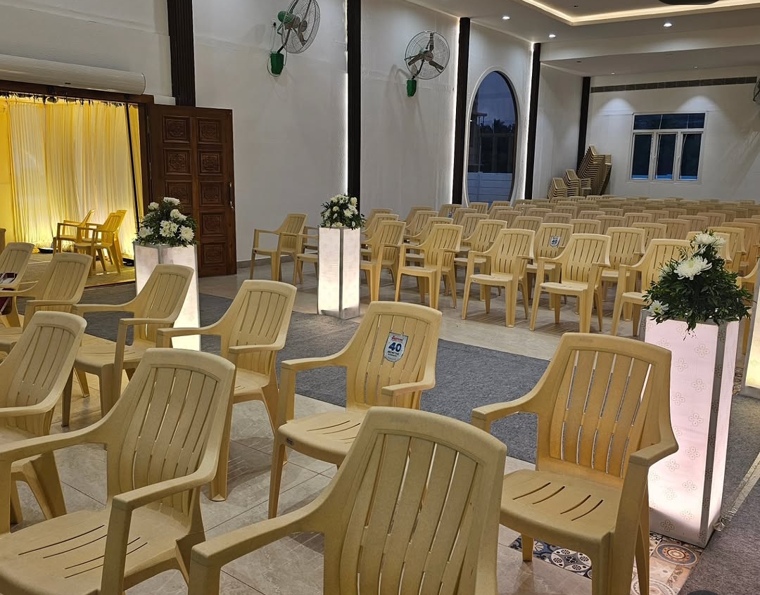 Air conditioned Marriage Hall interior — Sabari Mahal Dindigul